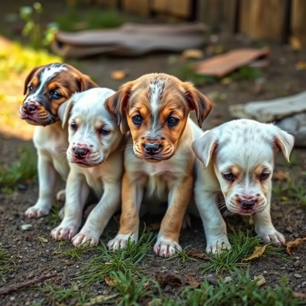 Five Abandoned Puppies Rescued, Await Forever Homes