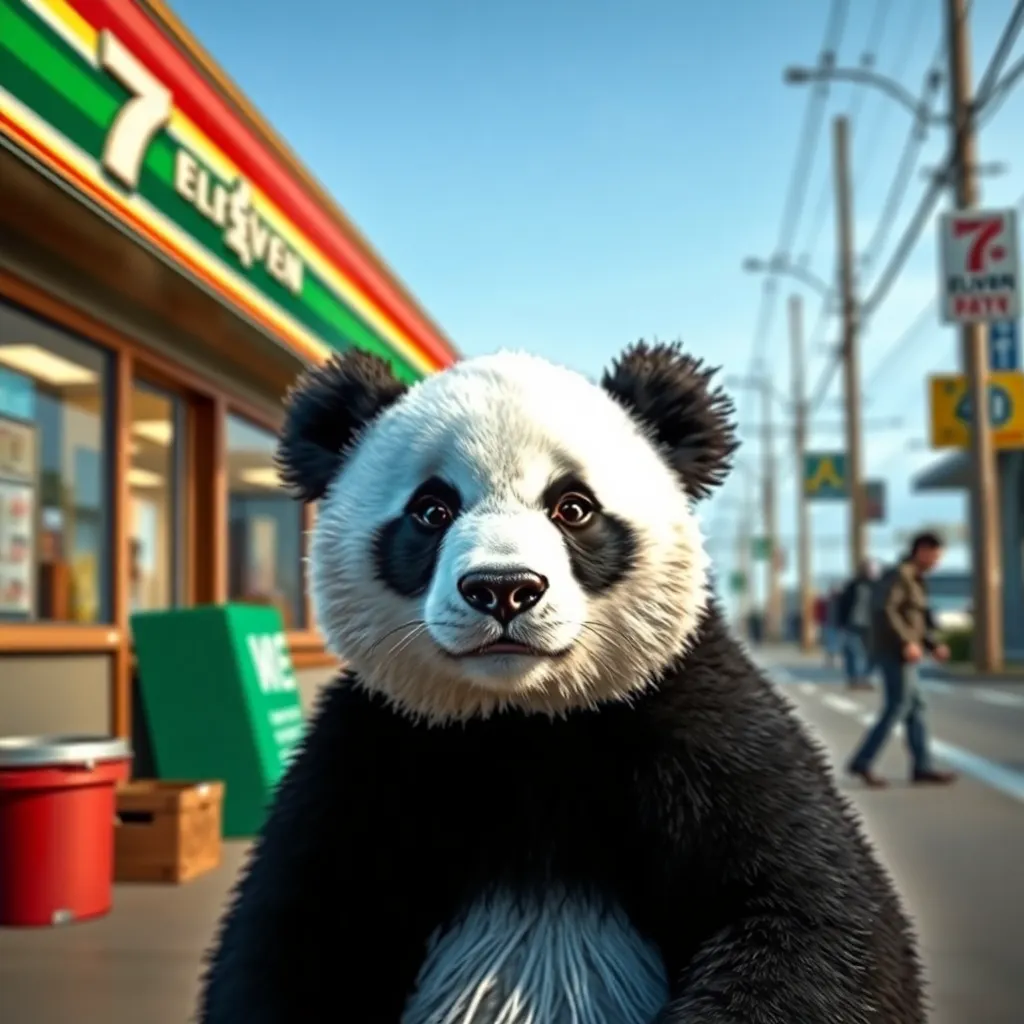 Panda's Remarkable Rescue: From 7-Eleven to Happy Home