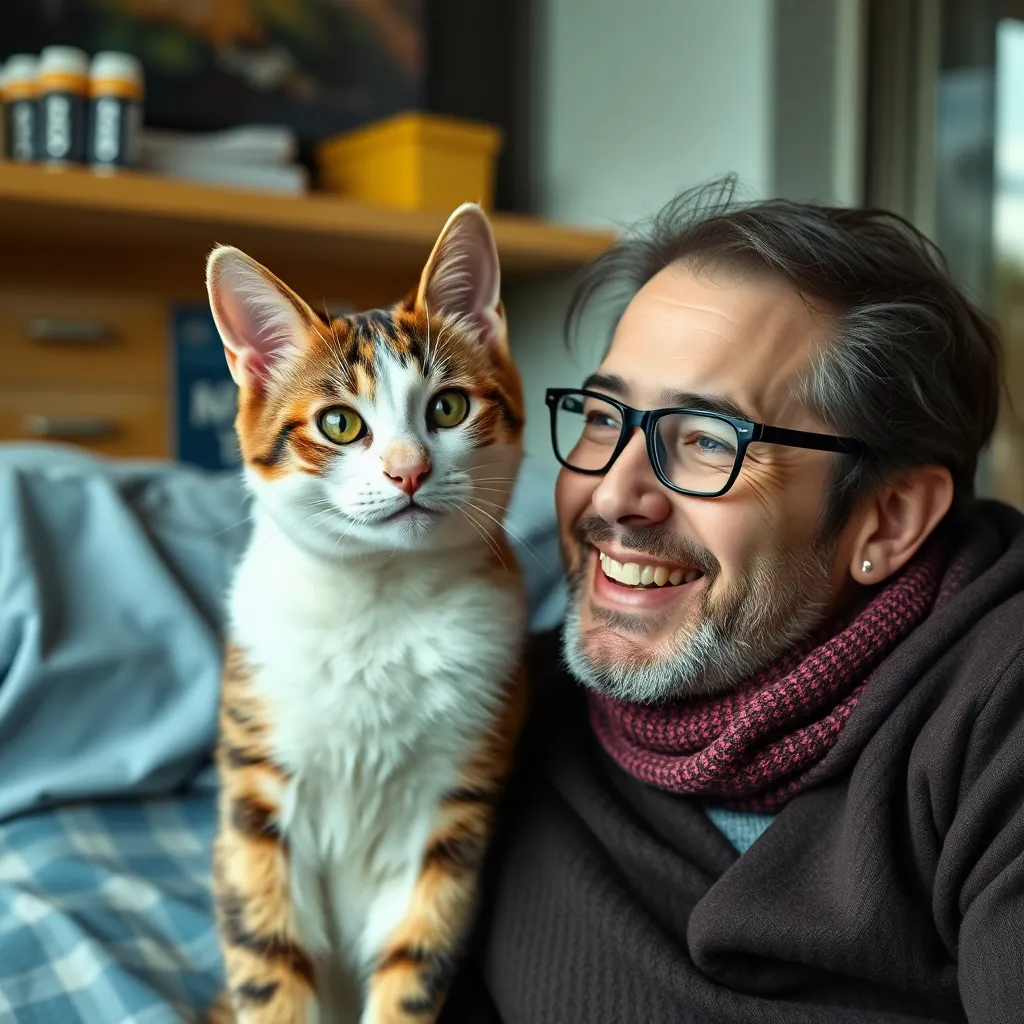 The Purr-fect Partnership: Karen & Her Human Dad