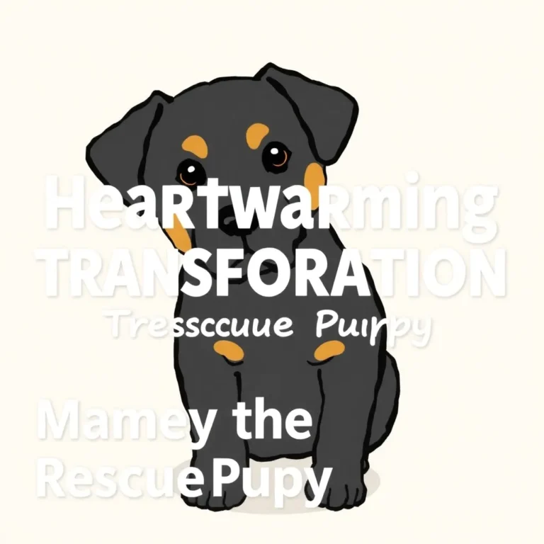 HEARTWARMING TRANSFORMATION OF MAMEY THE RESCUE PUPPY