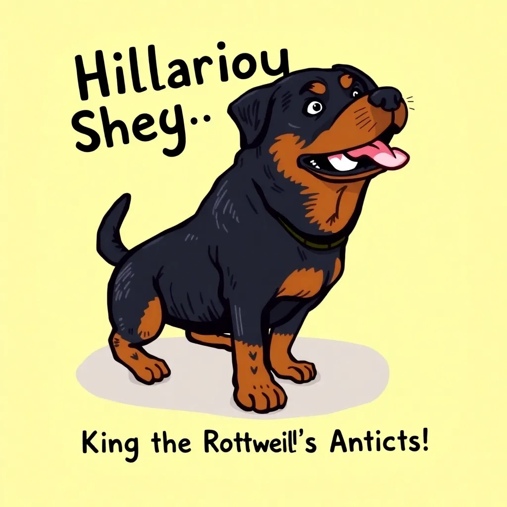 HILARIOUS DOG SHENANIGANS: KING THE ROTTWEILER'S ANTICS