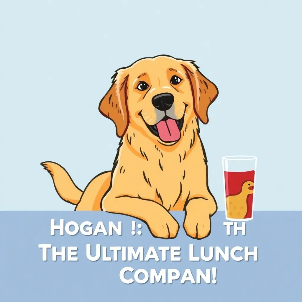 HOGAN THE GOLDEN RETRIEVER: THE ULTIMATE LUNCH COMPANION