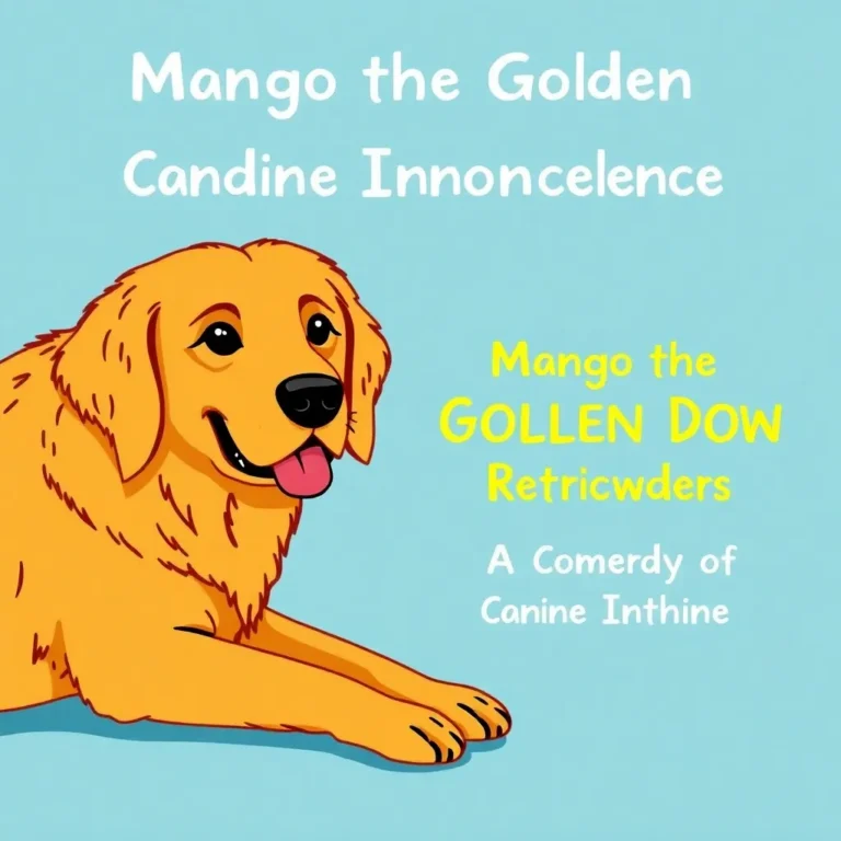 MANGO THE GOLDEN RETRIEVER: A COMEDY OF CANINE INNOCENCE