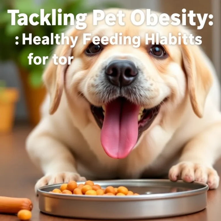 TACKLING PET OBESITY: HEALTHY FEEDING HABITS FOR YOUR PETS