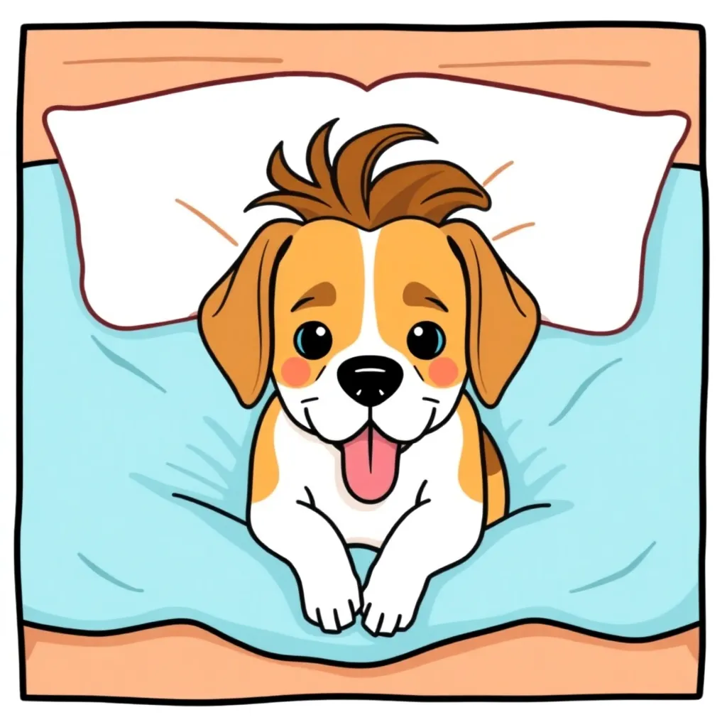 THE CUTENESS OF BEAGLES: WAKING UP WITH BED HAIR