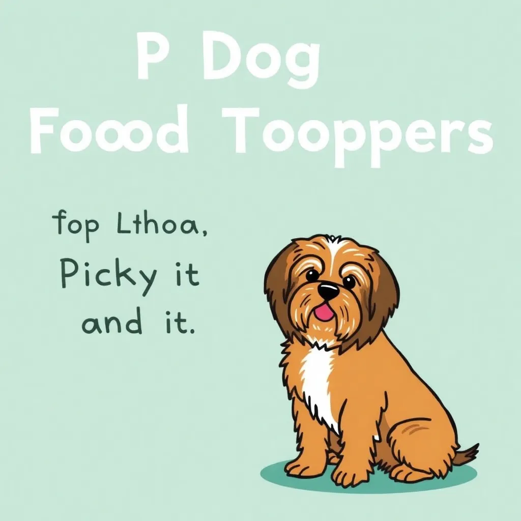 TOP DOG FOOD TOPPERS FOR PICKY LHASA APSOS AND THEIR NEEDS