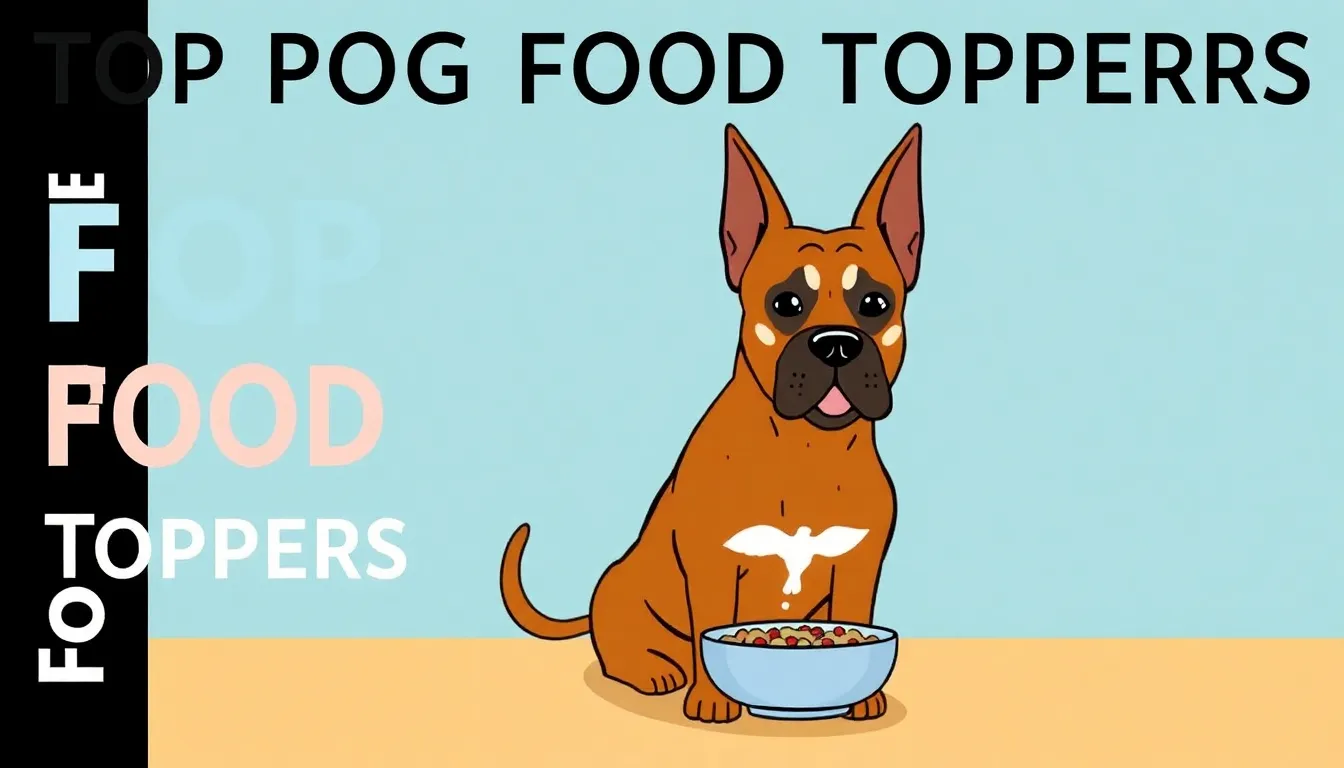 TOP DOG FOOD TOPPERS FOR YOUR PICKY DOGUE DE BORDEAUX