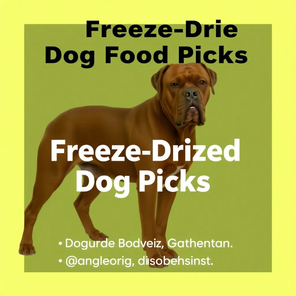 TOP FREEZE-DRIED DOG FOOD PICKS FOR DOGUE DE BORDEAUX