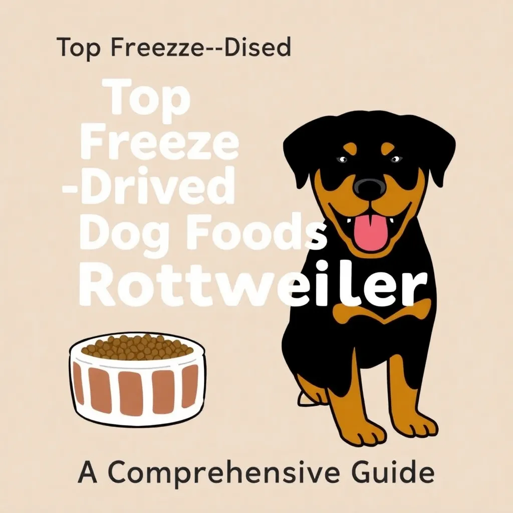 TOP FREEZE-DRIED DOG FOODS FOR ROTTWEILERS: A COMPREHENSIVE GUIDE