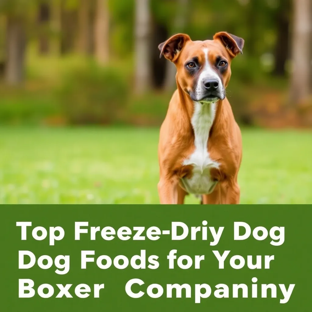TOP FREEZE-DRIED DOG FOODS FOR YOUR BOXER COMPANION