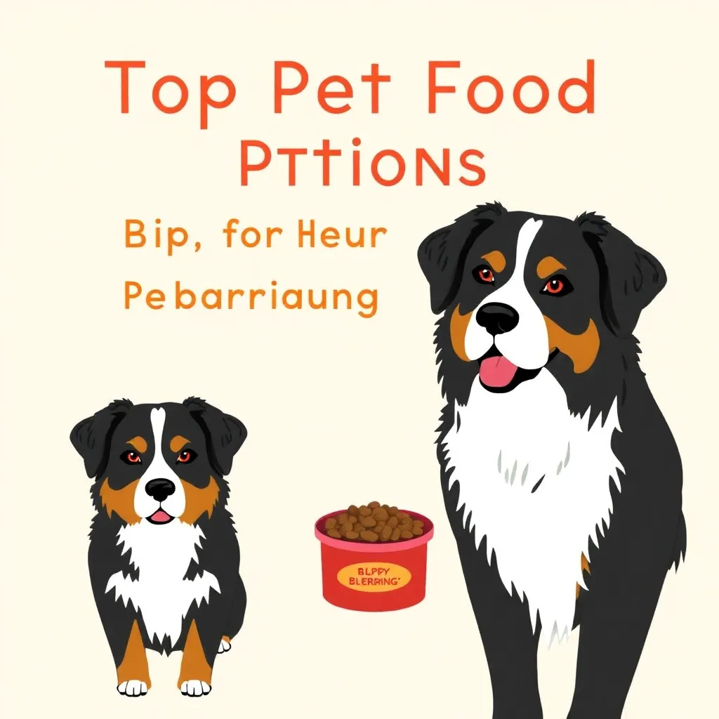 TOP PET FOOD OPTIONS FOR BERNESE MOUNTAIN DOGS WITH ALLERGIES