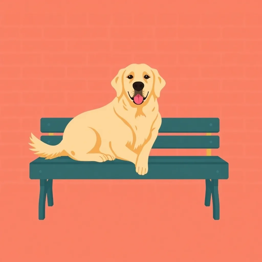 WHY YOUR GOLDEN RETRIEVER MIGHT PREFER A BENCH TO A WALK