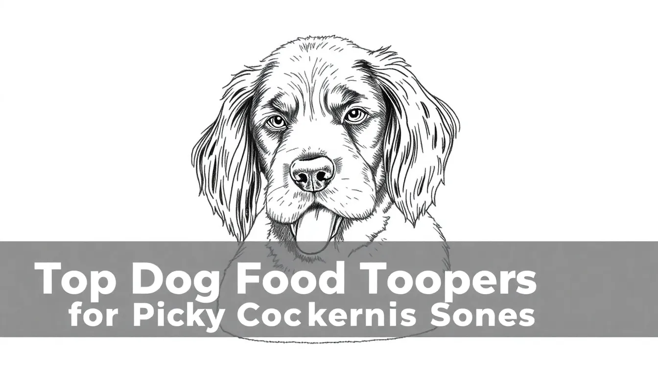 TOP DOG FOOD TOPPERS FOR PICKY COCKER SPANIELS