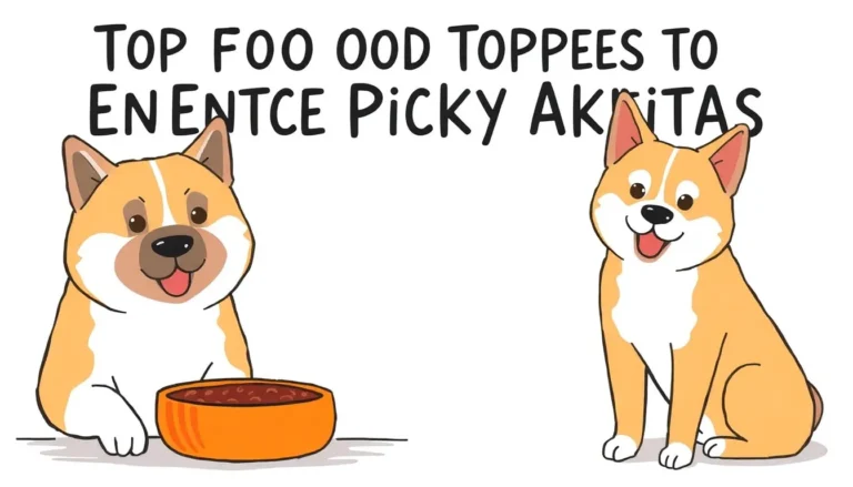 TOP DOG FOOD TOPPERS TO ENTICE PICKY AKITAS